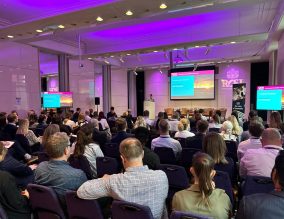 Kate Nicholls speaking at UKHospitality Sustainability Seminar - October 2023