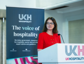 Kate Nicholls speaking at Workforce and Skills event 2025