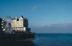 Hotel on the coast in Llandudno, Wales