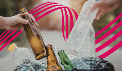 Recycling empty bottles