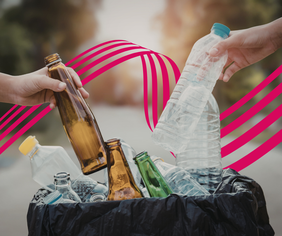 Recycling empty bottles
